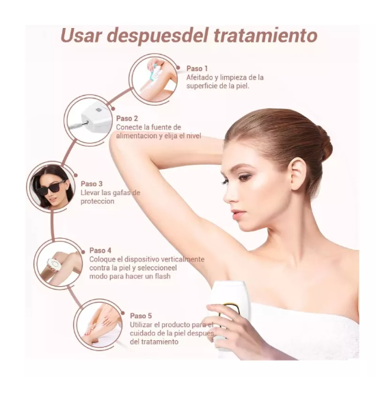 DEPILADORA LASER IPL PERMANENTE